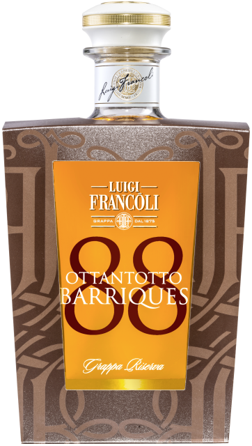 Luigi Francoli Grappa Riserva 88 Barriques 42,5%Pret-A-Port.