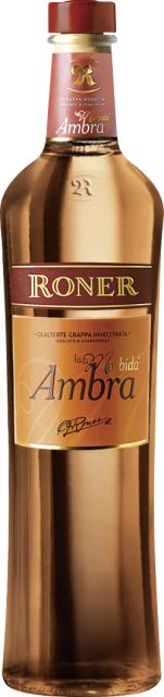 Roner Grappa Ambra La Morbida 40%