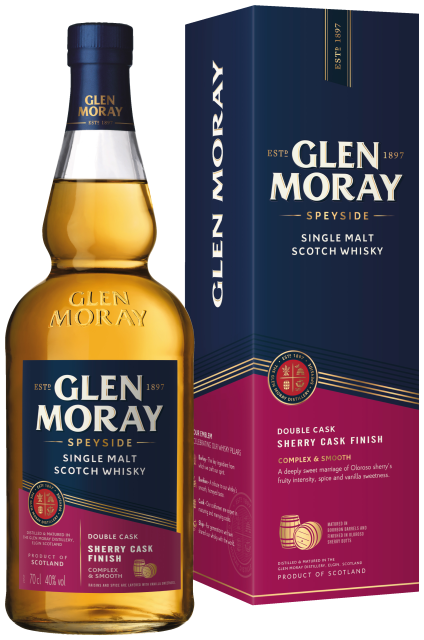 Glen Moray Sherry Cask Finish Speyside Single Malt 40%