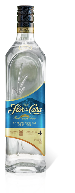 Flor de Caña Rum Extra Seco 4 Years White 40%