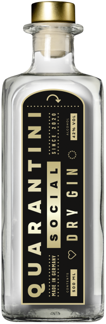 Quarantini Dry Gin 42% 0,5 L