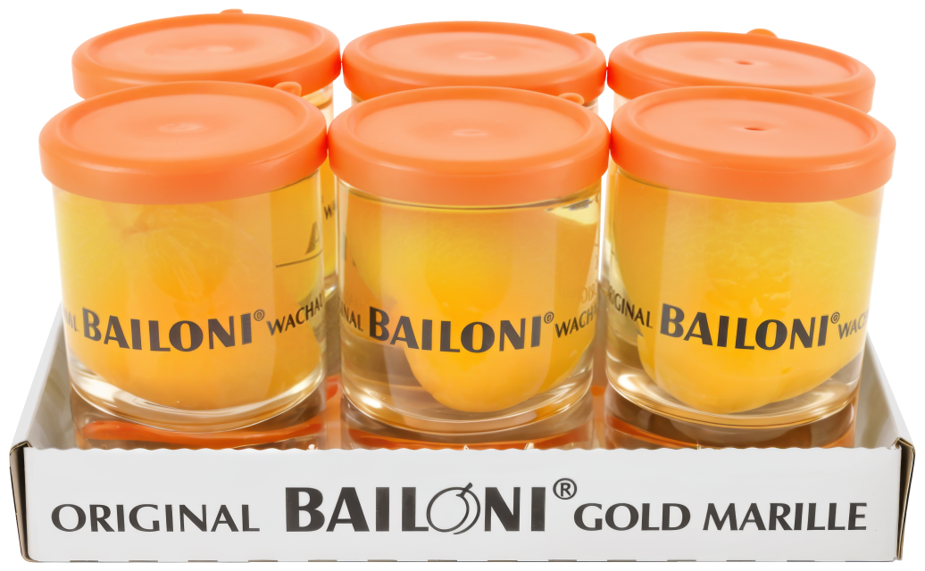 Bailoni Marille mit Promille 18% 6x40g Stamperl