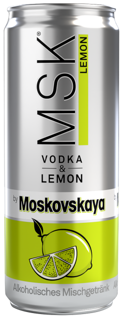 MSK 0,33l Dose Vodka & Lemon