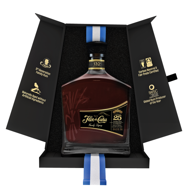 Flor de Caña 25 Year Rum 40% Giftpack
