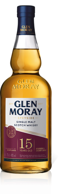 Glen Moray 15 Years Speyside Single Malt 40%