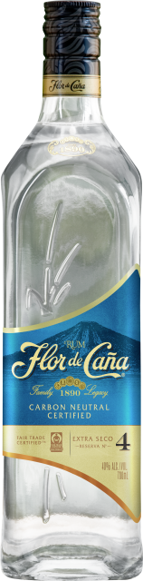 Flor de Caña Rum Extra Seco 4 Years White 40%