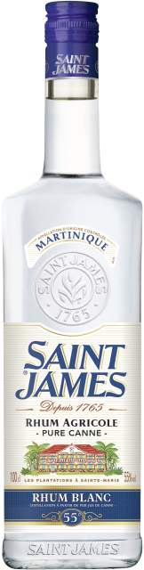 Saint James Blanc 55% Rhum Agricole 1,0l