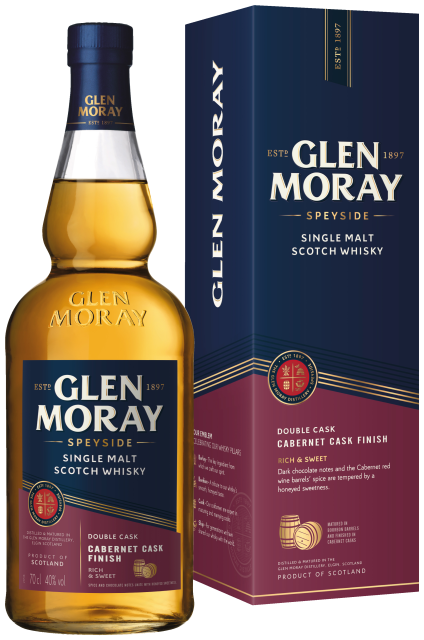 Glen Moray Cabernet Cask Finish Speyside Single Malt 40%