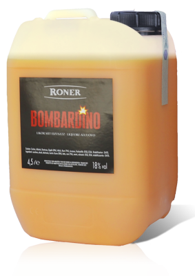 Roner Bombardino Likör 18% 4,5l