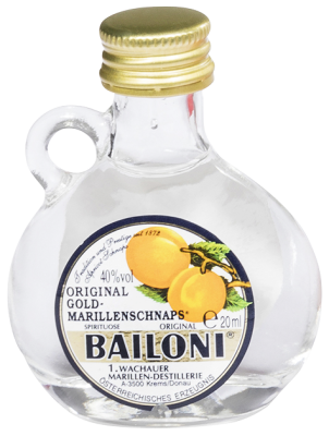 Bailoni Original Gold-Marillenschnaps 40% 0,02 L