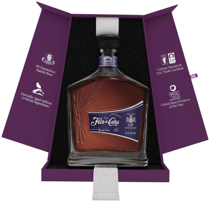 Flor de Caña 130th Anniversary 20 Year Rum 45% Giftpack