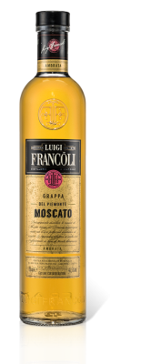 Luigi Francoli Grappa Moscato  del Piemonte Barrique 41,5%