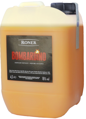 Roner Bombardino Likör 18% 4,5l