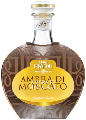 Luigi Francoli Grappa Riserva Ambra di Mosc. 42,5% Pret-A-P.