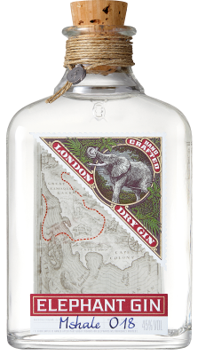 Elephant Gin London Dry 45% 0,5 L