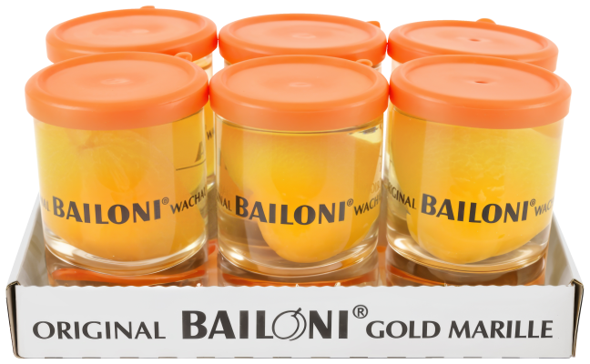 Bailoni Marille mit Promille 18% 6x40g Stamperl