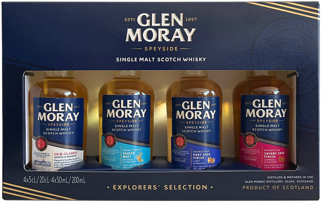 Glen Moray Mini Tasting-Set 40% 4 x 5cl