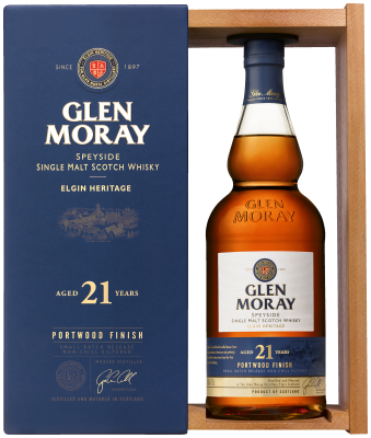 Glen Moray 21 Years Port Wood Finish Single Malt 46,3%