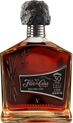 Flor de Caña V Generations 30 Year Rum 45% Giftpack
