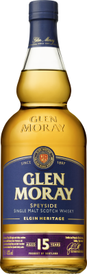 Glen Moray 15 Years Speyside Single Malt 40%