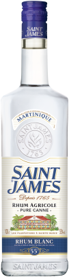 Saint James Blanc 55% Rhum Agricole 1,0l