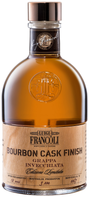 Luigi Francoli Grappa Bourbon Cask Finish 41,5% 0,5 L